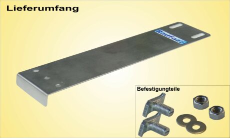 Adapter inkl. Befestigungteile f&uuml;r die Dethleffs Zurrschienen, Bodenh&ouml;he 28cm - 30cm