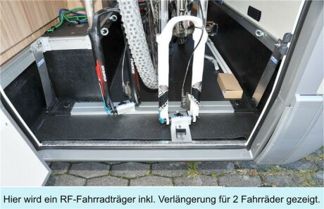 RF-Schiene inkl. Befestigungsteile f&uuml;r die Hymer-Zurrschienen P15, Bodenh&ouml;he 29,5cm - 31,5cm