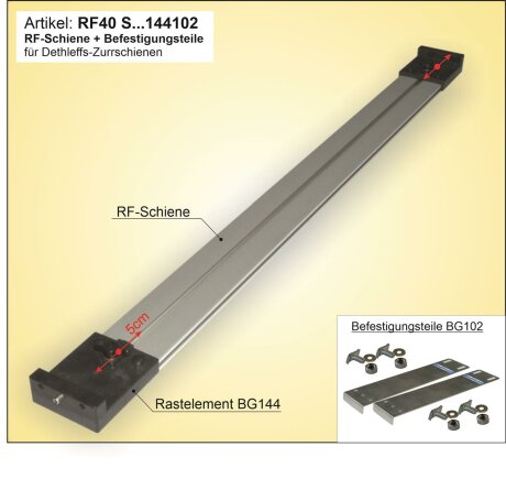 RadFazz-Fahrradtr&auml;ger f&uuml;r die Dethleffs Zurrschienen in Bodenh&ouml;he 28cm - 30cm