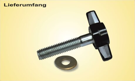 Befestigungsteile RF-Schiene an P9, Schraube M8x60mm